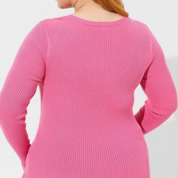 TORRID Ribbed Cut Out Sweater - Picture 3 of 5